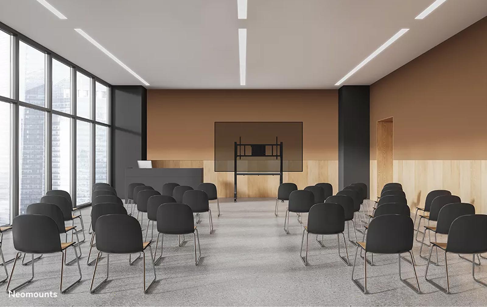 Neomounts FL50-575BL1 TV-Trolley - 65-115" MOVE Go XL – Bild 17