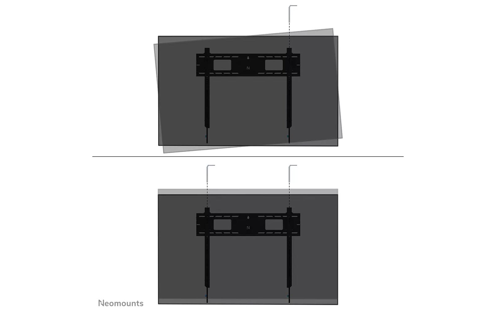 Neomounts WL30-750BL18 Schwerlast-Wandhalterung - 43-98" – Bild 12