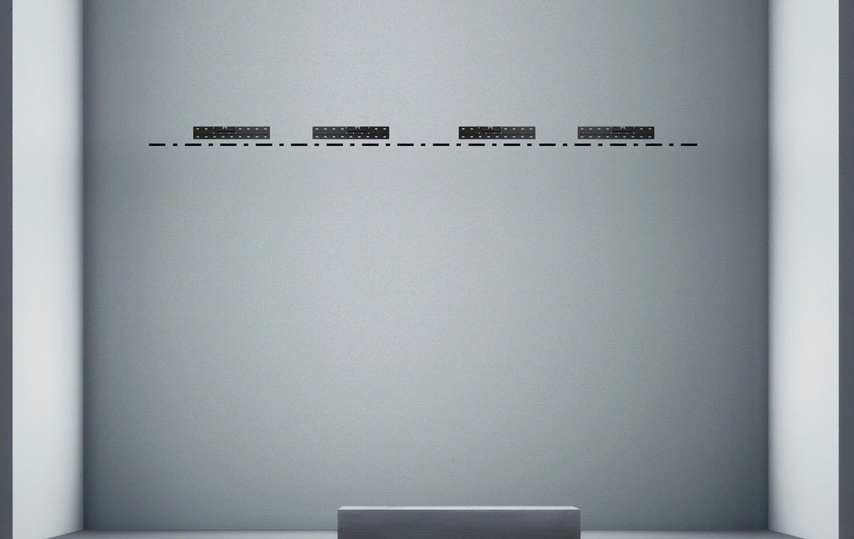 The Wall All-in-One IAB Modelle von Samsung bieten einen einzigartig einfachen Installationsprozess.