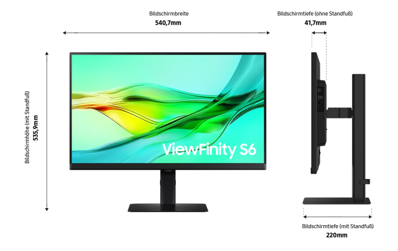 Samsung LS24D600UAUXEN - 24" QHD ViewFinity S6 (S60UD) - Image 19