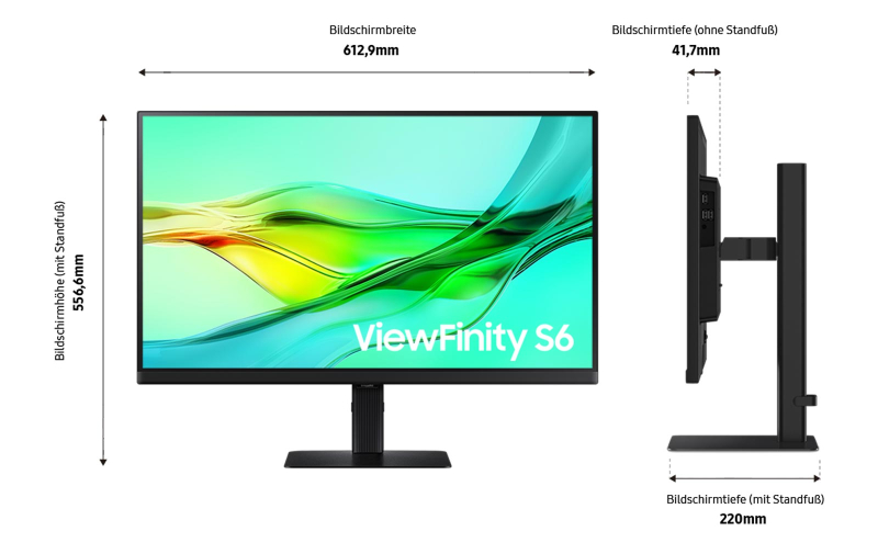 Samsung LS27D604UAUXEN - 27" QHD ViewFinity S6 (S60UD) - Image 19