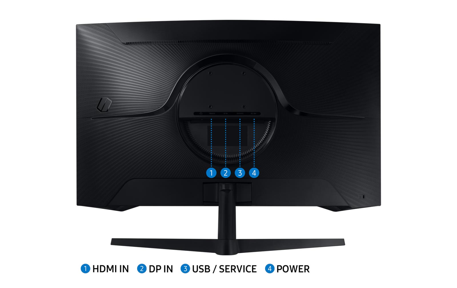 Samsung LS32CG554EUXEN - 32" G55C QHD Gaming Monitor – Bild 16