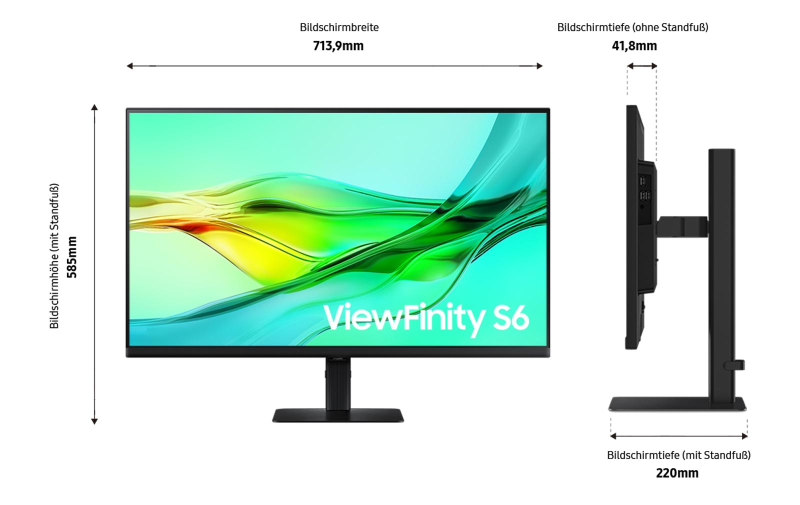 Samsung LS32D604UAUXEN - 32" QHD ViewFinity S6 (S60UD) - Image 19