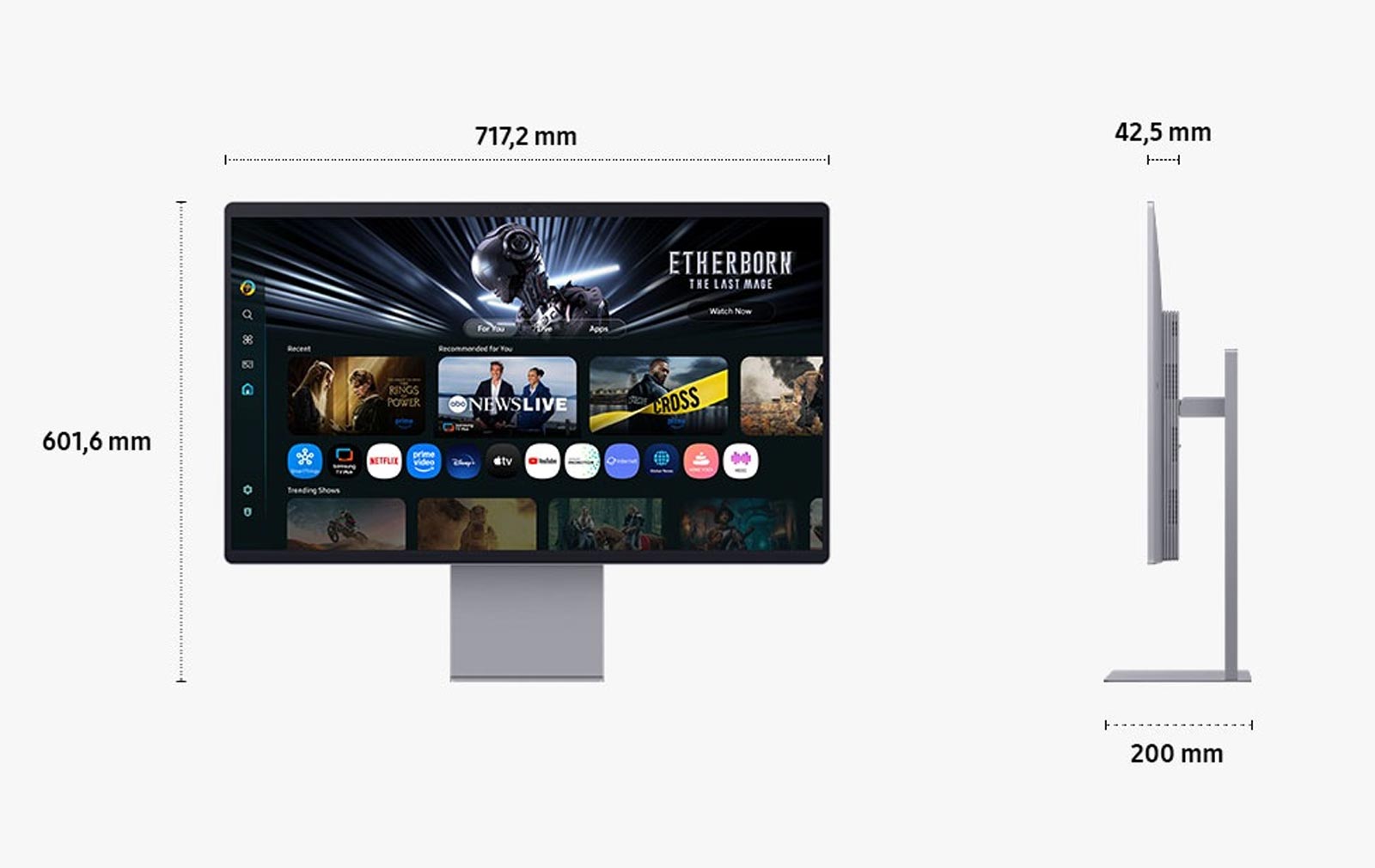 Samsung LS32FM900SUXEN - 32" 4K OLED Vision AI Monitor – Bild 16
