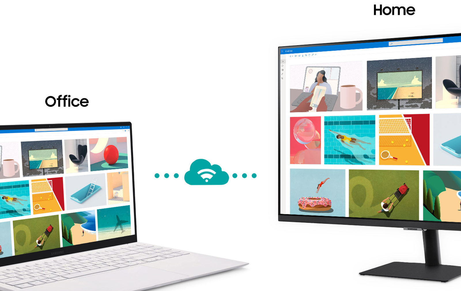 Samsung Smart Monitor M5B - Feature 2 - ITZ Display Solutions