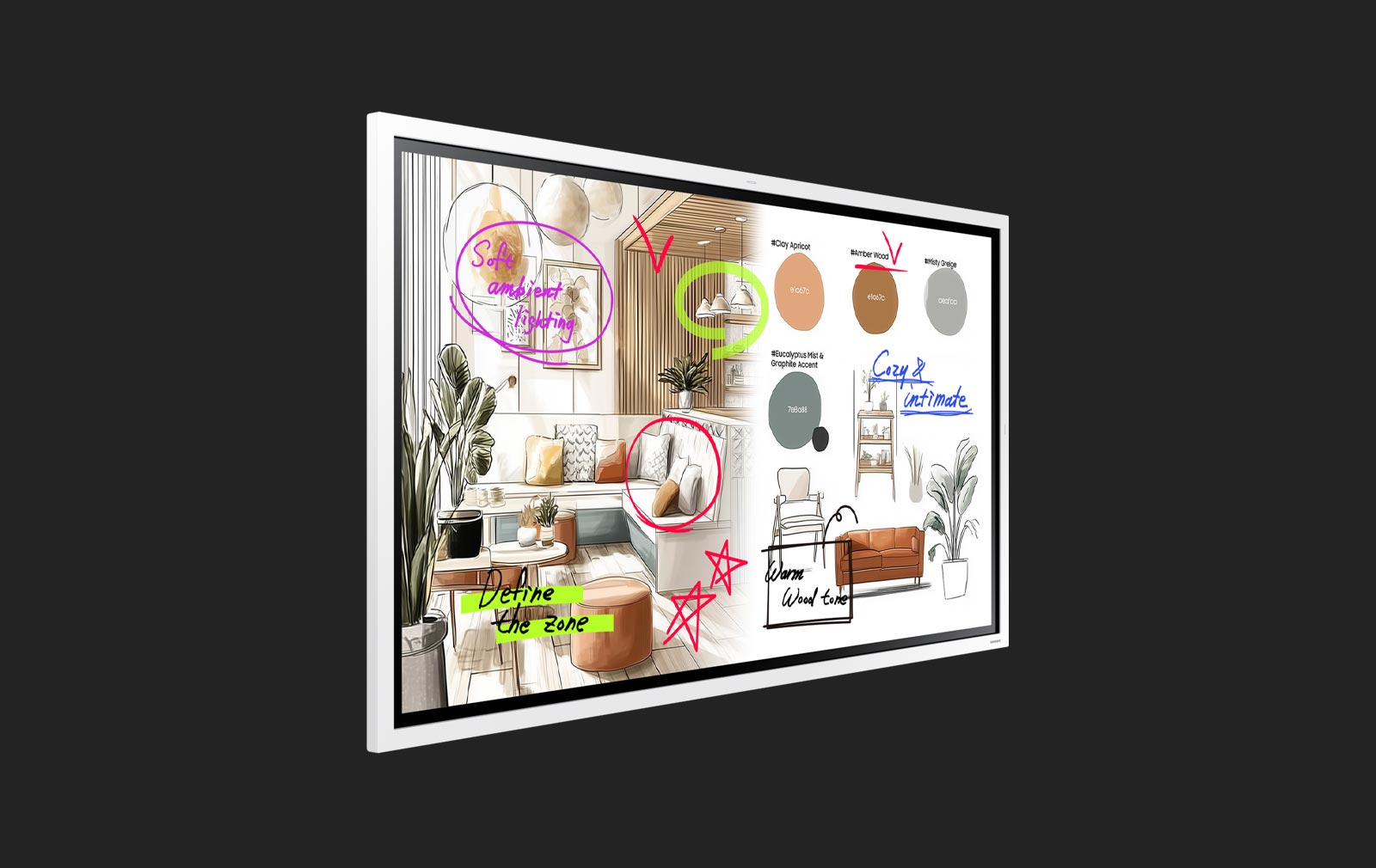 Samsung Flip WM65FX – 65“ UHD-Touch-Display – Bild 2