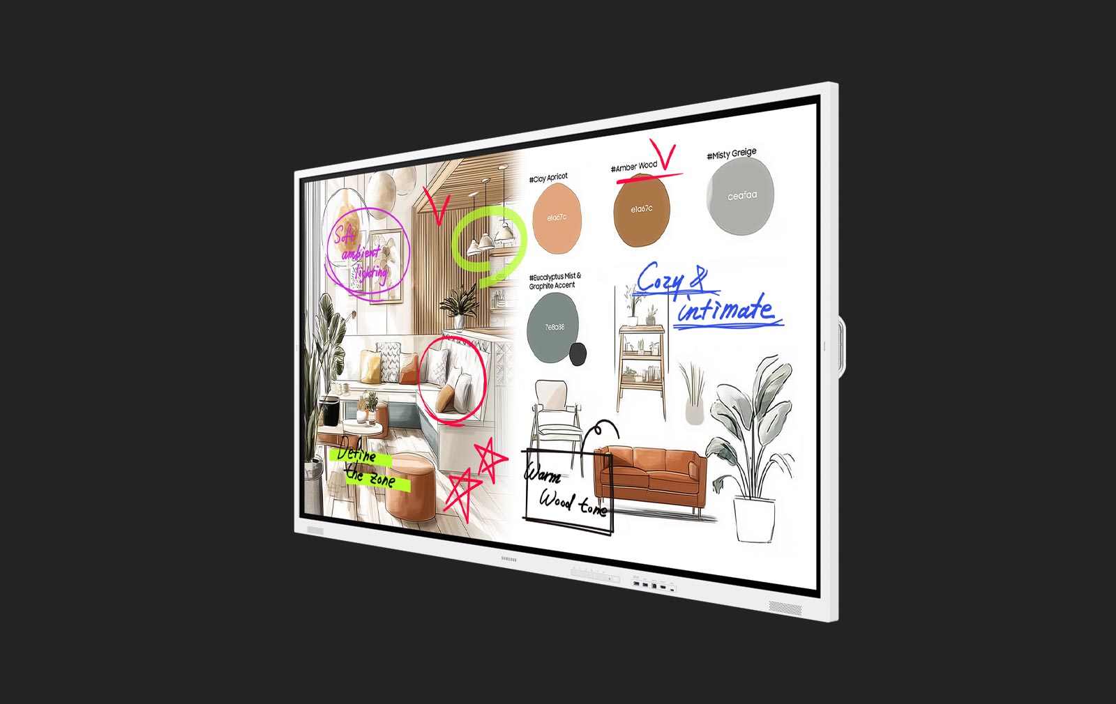 Samsung Flip WM85FX – 85“ UHD-Touch-Display – Bild 3