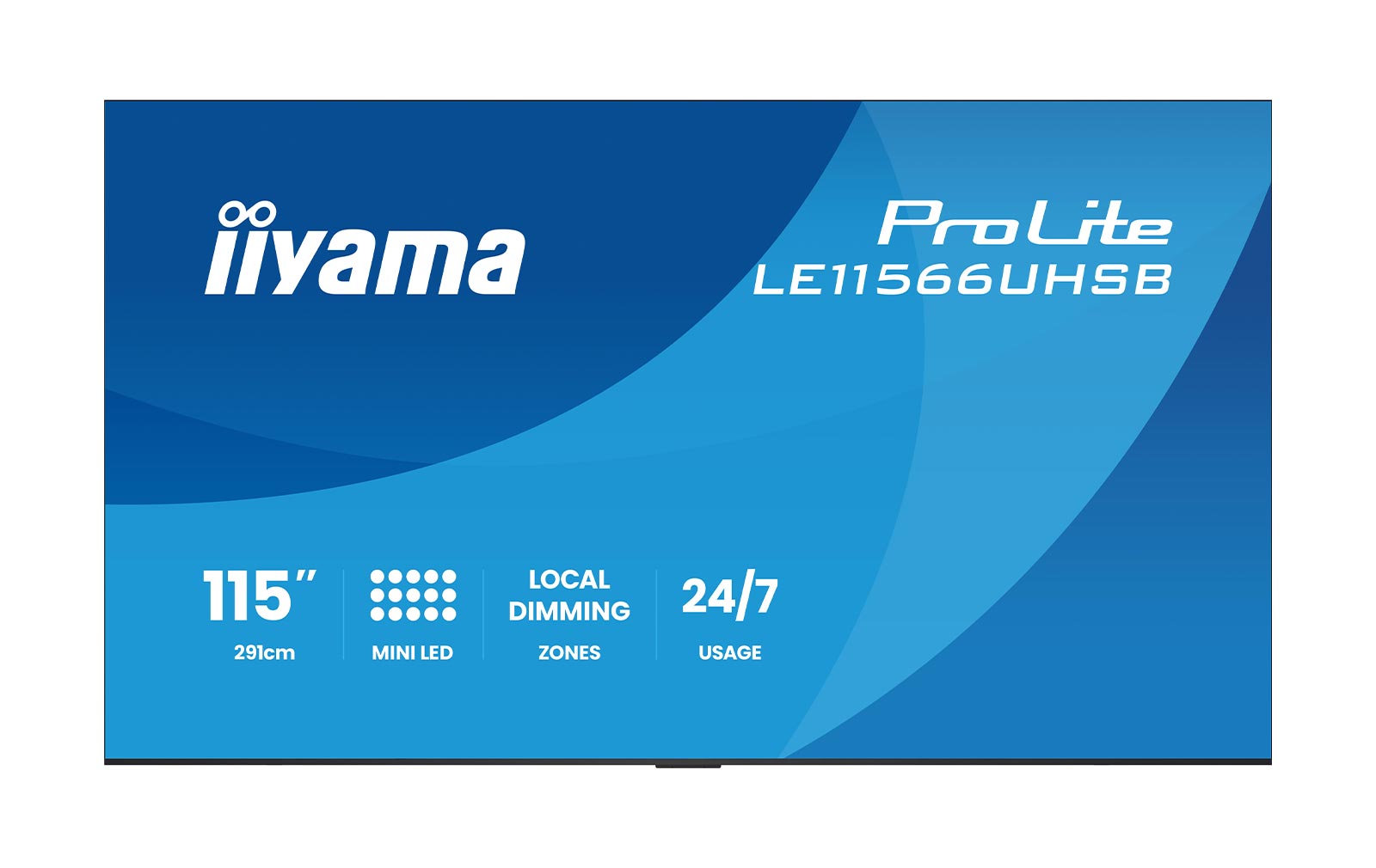 iiyama ProLite LE11566UHSB-B1AG - 115" 4K Signage Display