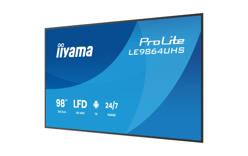 iiyama ProLite LE9864UHS-B1AG - 98" 4K UHD Signage Display - Image 3