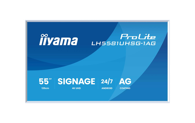 iiyama ProLite LH5581UHSG-1AG - 55" 4K UHD Signage Display - Image 3
