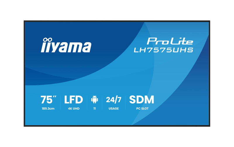 iiyama ProLite LH7575UHS-B2AG - 75" UHD Signage Display