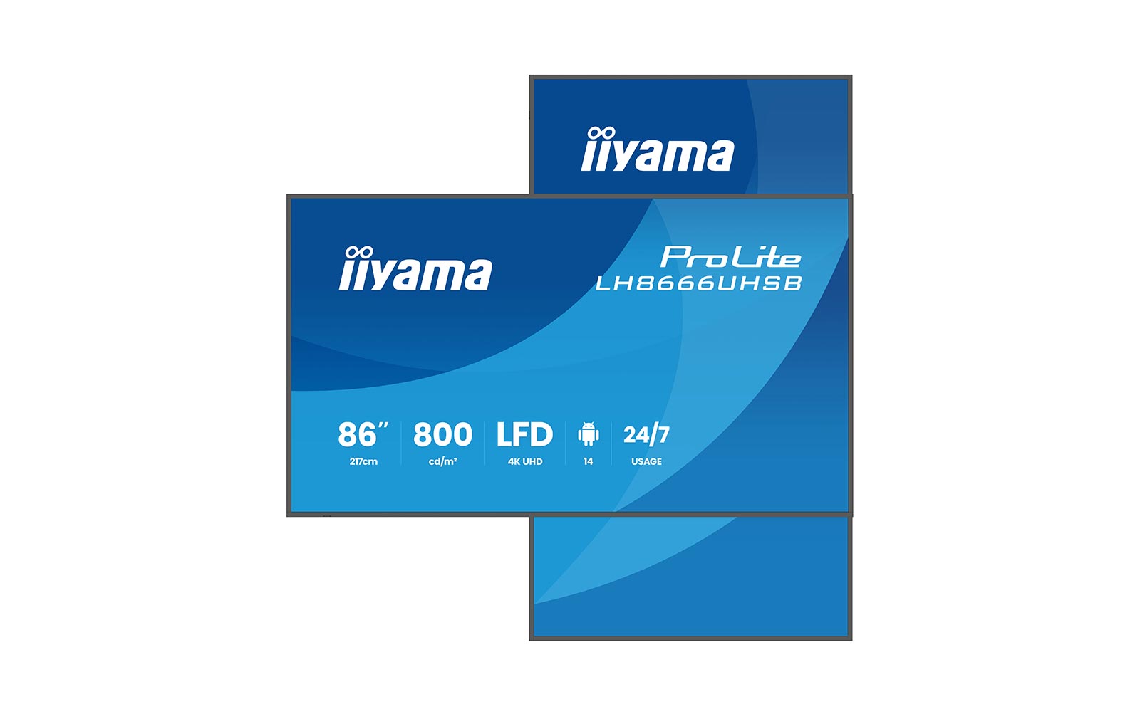 iiyama ProLite LH8666UHSB-B1AG - 86" 4K Signage Display – Bild 3
