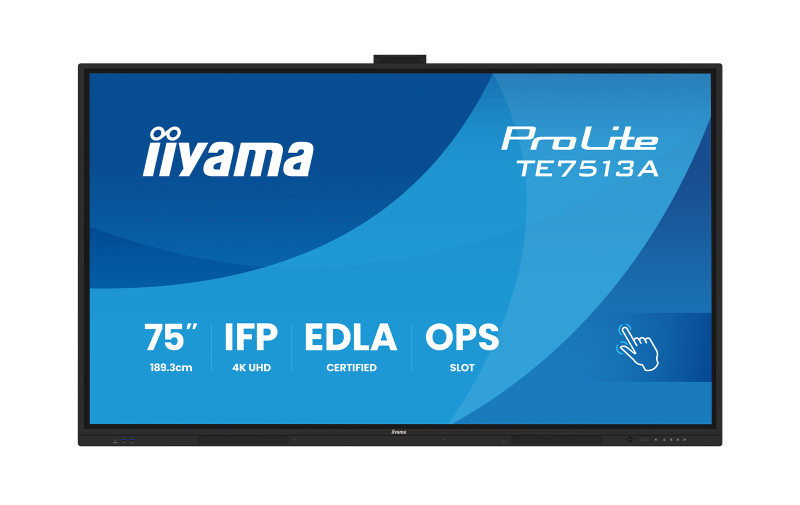 iiyama ProLite TE7513A-B1AG - 75" 4K UHD Touch Display