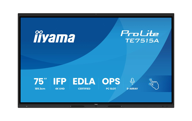 iiyama ProLite TE7515A-B1AG - 75" 4K UHD Touch Display