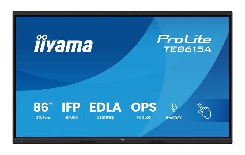 iiyama ProLite TE8615A-B1AG - 86" 4K UHD Touch Display