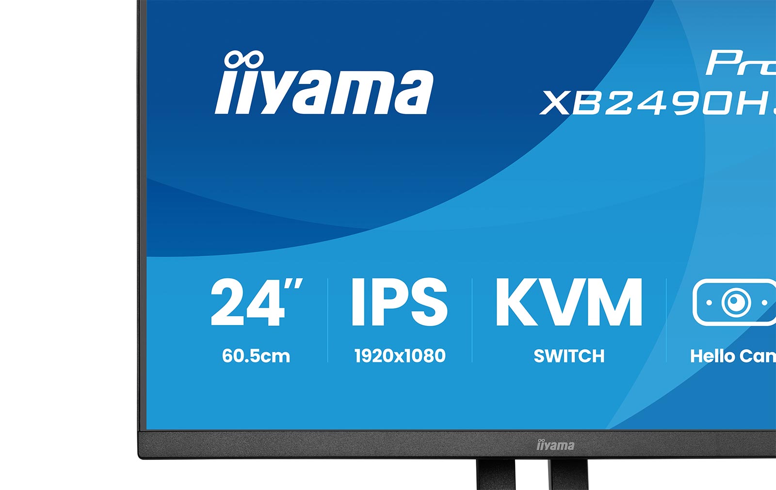 iiyama ProLite XB2490HSCH-B1 - 24" FHD Monitor mit Webcam – Bild 12