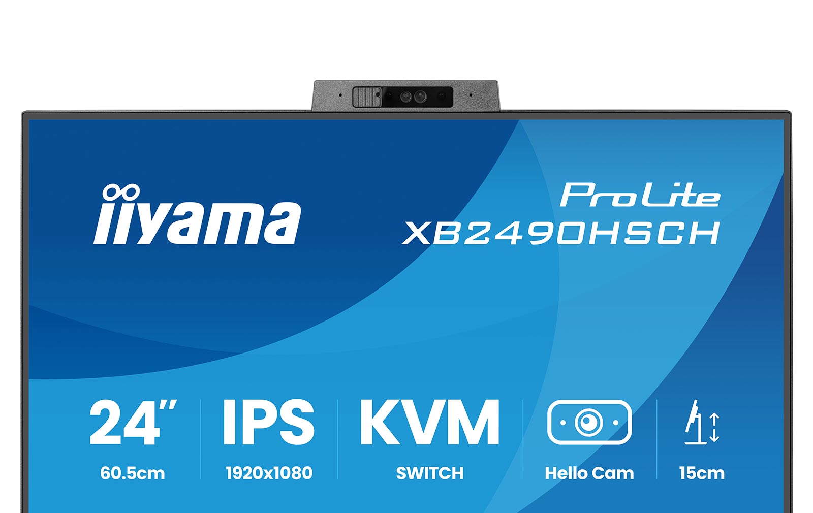 iiyama ProLite XB2490HSCH-B1 - 24" FHD Monitor mit Webcam – Bild 21