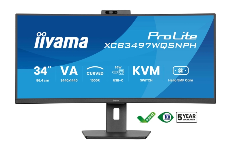 iiyama ProLite XCB3497WQSNPH-B1 - 34" Curved Monitor