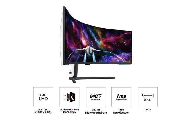 Samsung LS57CG954NUXEN - 57" Odyssey Neo G95NC Gaming Monitor - Image 4