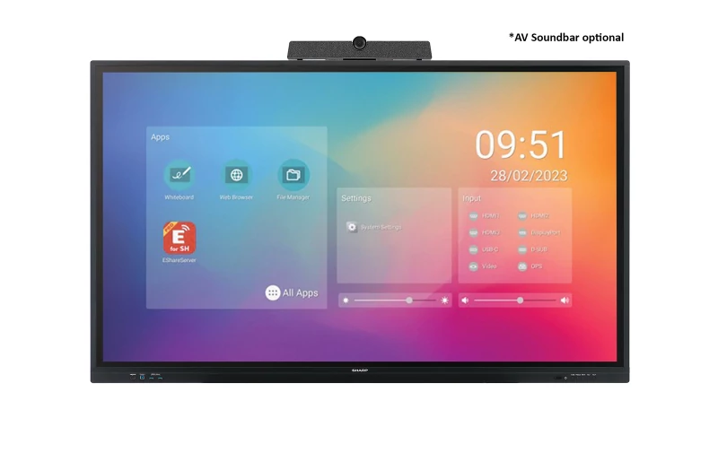 Sharp PN-LC862 - 86" Infrarot UHD Touch Display
