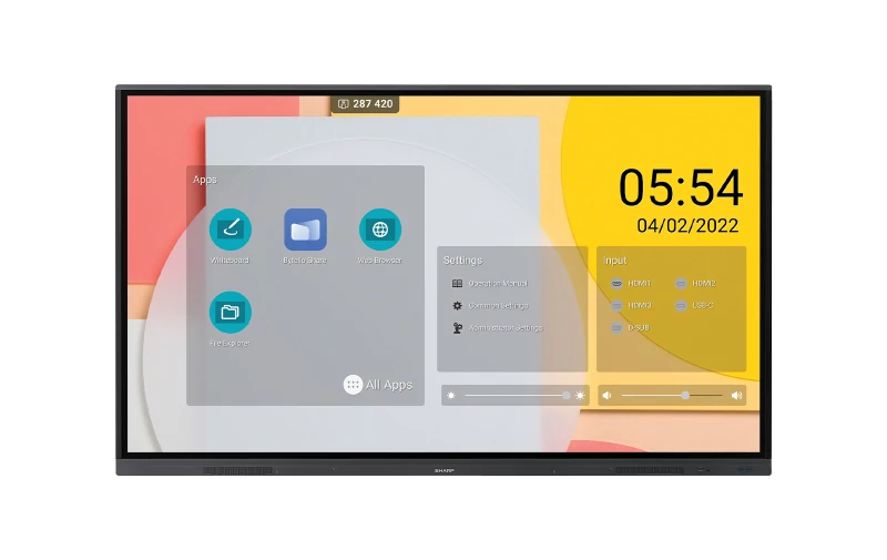 Sharp PN-L862B - 86" Precision UHD Touch Display