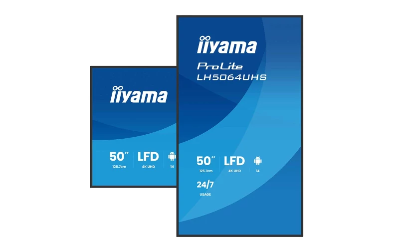 iiyama ProLite LH5064UHS-B1AG - 50" 4K UHD 24/7 Signage Display mit Android OS - Image 4