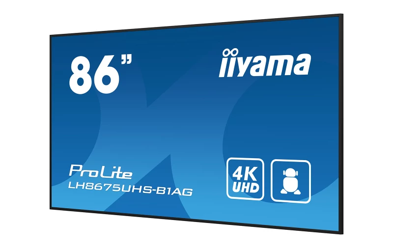 iiyama ProLite LH8675UHS-B1AG - 86" UHD Signage Display - Image 4