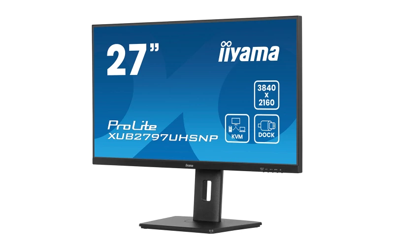 iiyama ProLite XUB2797UHSNP-B1 - 27" UHD Desktop Monitor mit KVM-Switch - Image 3