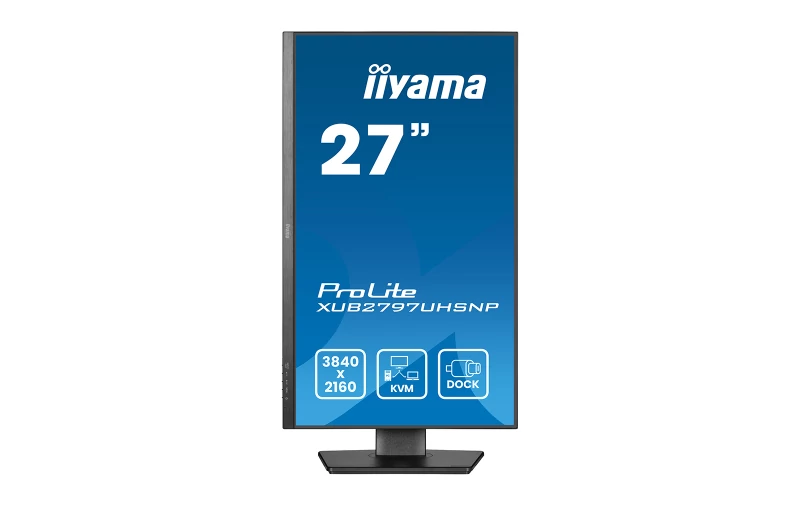 iiyama ProLite XUB2797UHSNP-B1 - 27" UHD Desktop Monitor mit KVM-Switch - Image 4